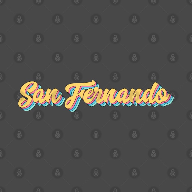 San Fernando Retro Script by modeoftravel