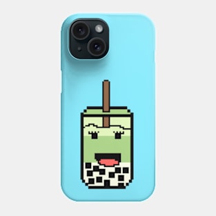 Matcha Bubble Tea Phone Case