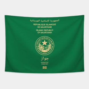 Mauritania Passport Tapestry