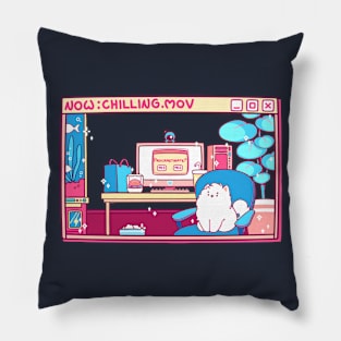 Chilling.MOV Pillow