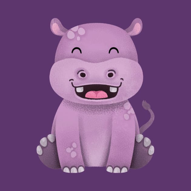 Cute Hippo by be yourself. design