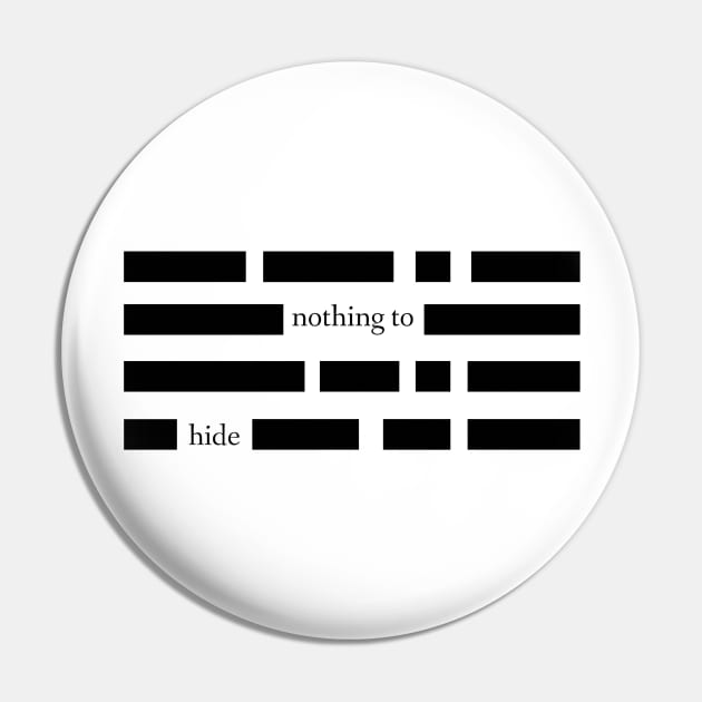 Nothing to hide Pin by bobdijkers