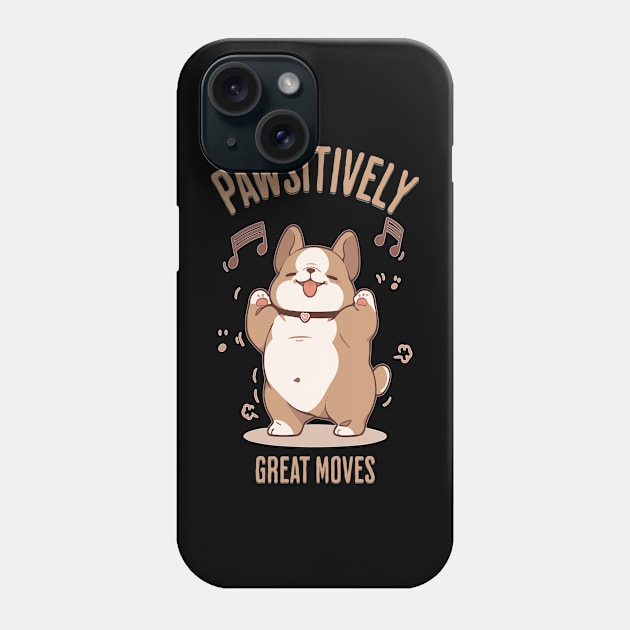 Cute English Bulldog Dog Dancing Phone Case by QQdesigns