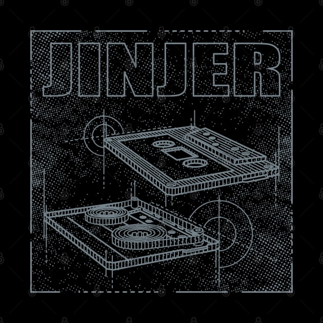 Jinjer - Technical Drawing by Vector Empire