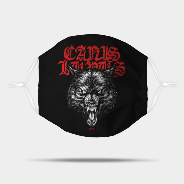 Canis Lupus Angry Wolf Face Canis Lupus Mask Teepublic