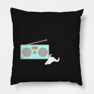 Radio Nowhere Pillow