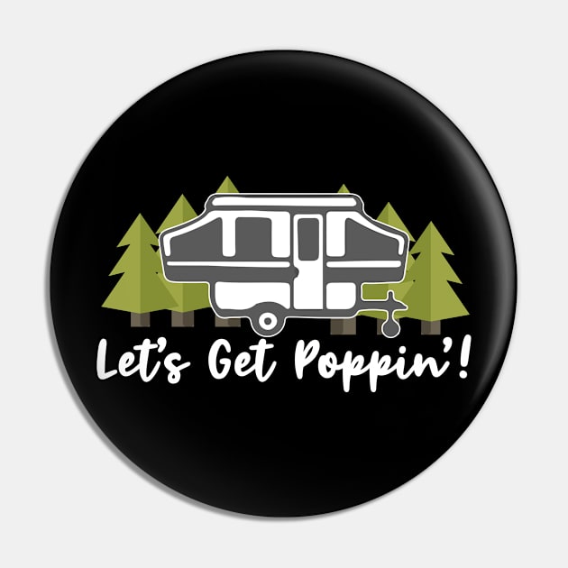 camping Pin by CurlyDesigns