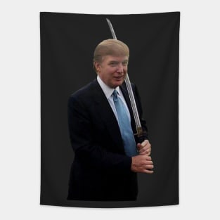 Samurai Trump Tapestry