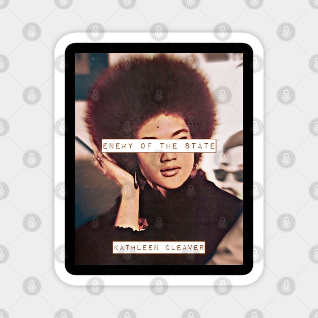 Kathleen Cleaver Magnet by BlackOzean