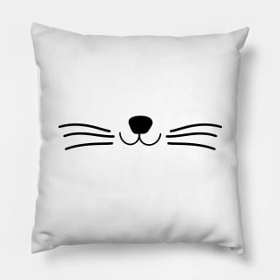 Funny Cat Face Pillow