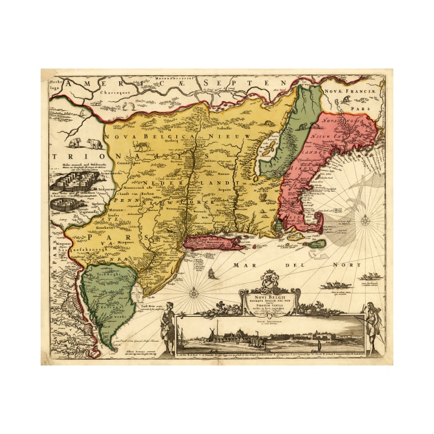 New Netherland, 17th century (C036/9324) by SciencePhoto