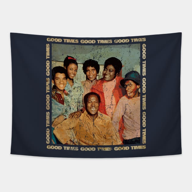 GOOD TIMES FAMILY VINTAGE Tapestry by mobilmogok99