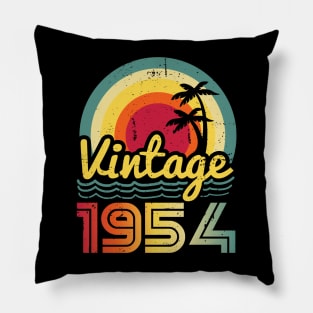 Vintage 1954 Made in 1954 69th birthday 69 years old Gift Pillow