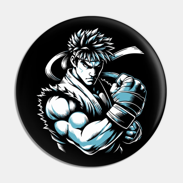 Karate Fighter Pin by Ikibrai