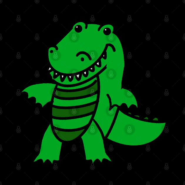 Crocodile Smile! by Wyrd Merch