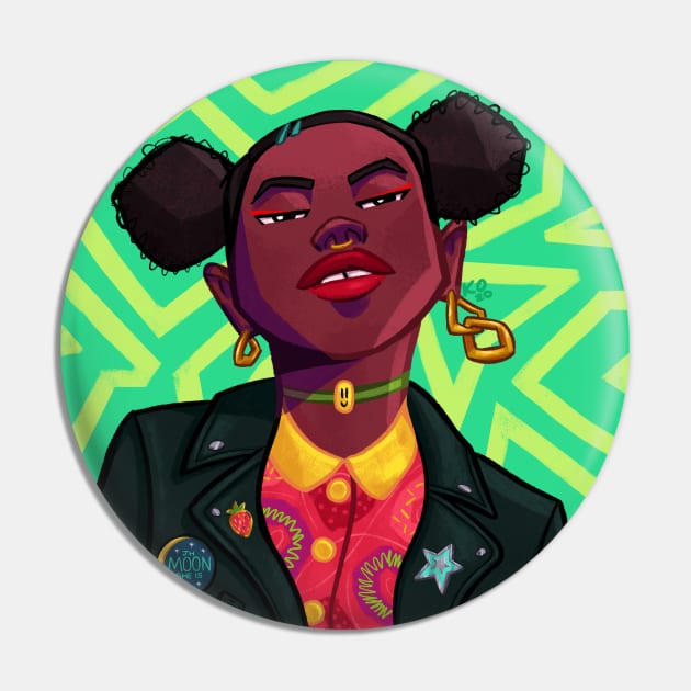 Smiling on the Inside Pin by KeishaOak