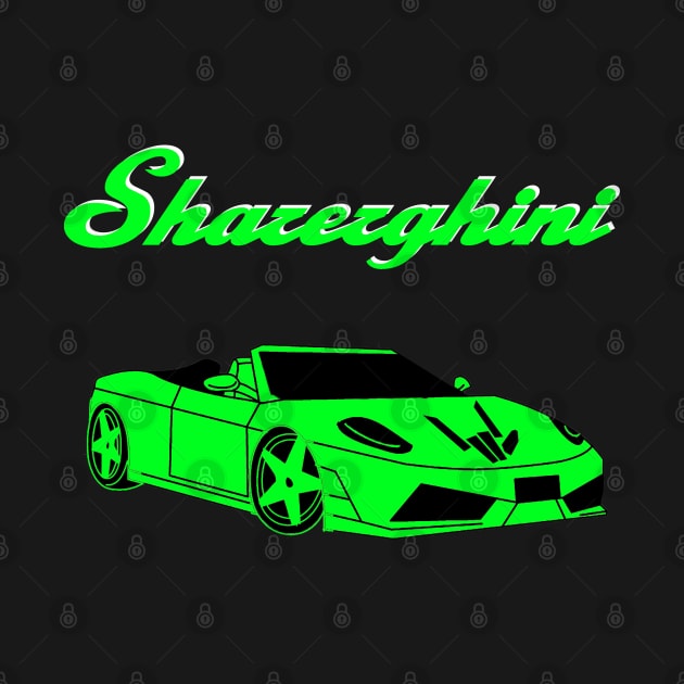 sharerghini green by NewMerch