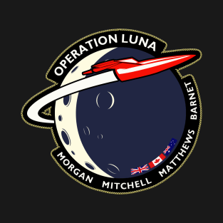 Journey Into Space - Operation Luna Mission Patch T-Shirt