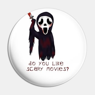 Ghostface Quote Pin