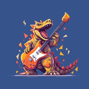 dinosaur guitarist T-Shirt