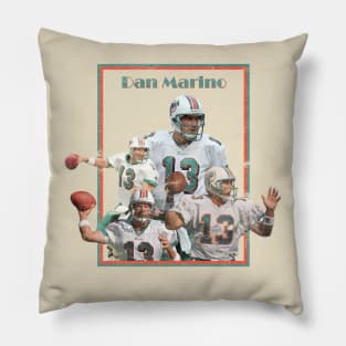 Dan Marino-Square Retro Bootleg Pillow