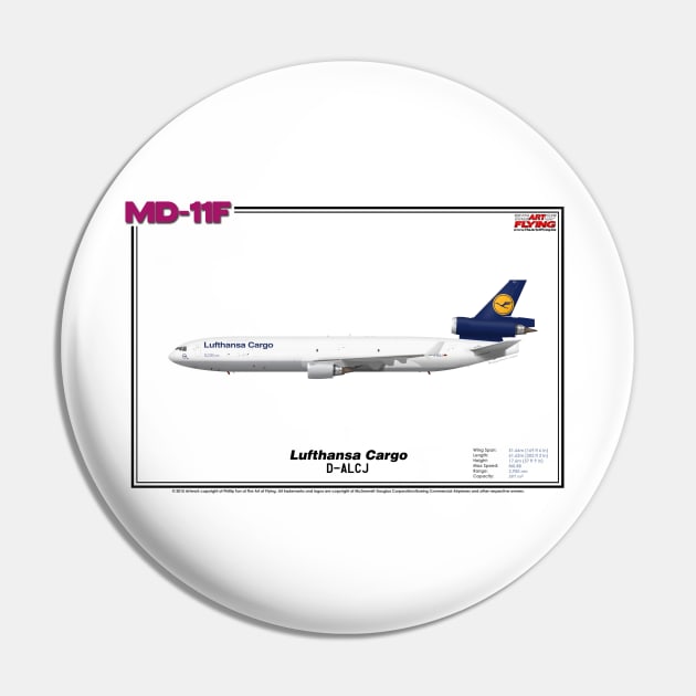 McDonnell Douglas MD-11F - Lufthansa Cargo (Art Print) Pin by TheArtofFlying
