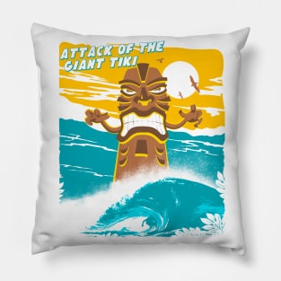 ATTACK OF THE GIANT TIKI Pillow