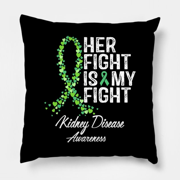 Kidney Disease Awareness Pillow by RW