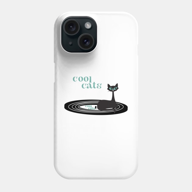 Cool Cats Phone Case by Lisa Williams Design