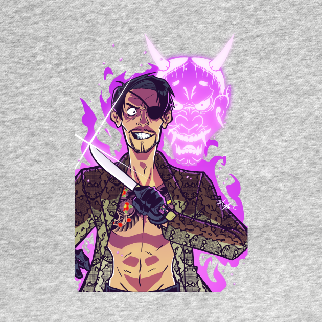 Mad Dog of Shimano - Yakuza - T-Shirt | TeePublic