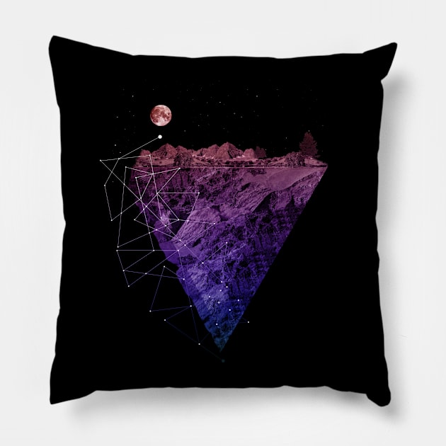 Purple Village Pillow by lickerantony