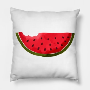 Watercolor Watermelon Pillow