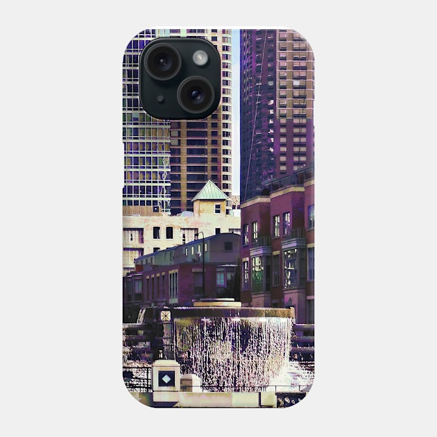 Chicago IL - Centennial Fountain Phone Case by SusanSavad