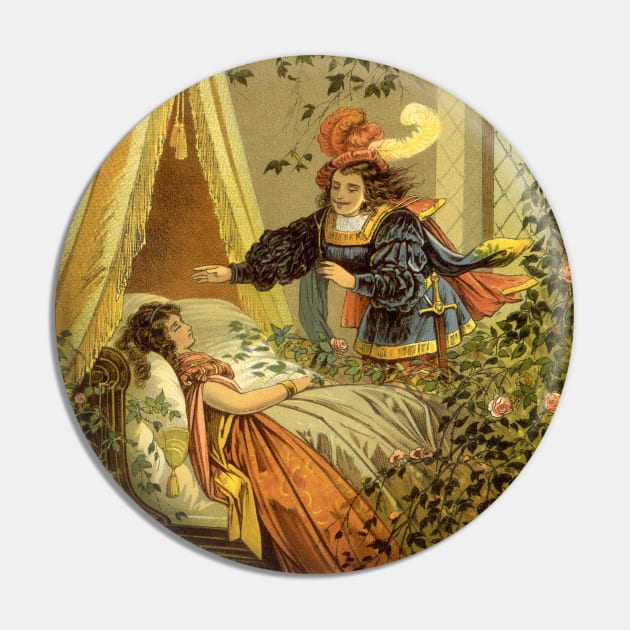 Vintage Fairy Tales, Sleeping Beauty by Carl Offterdinger Pin by MasterpieceCafe