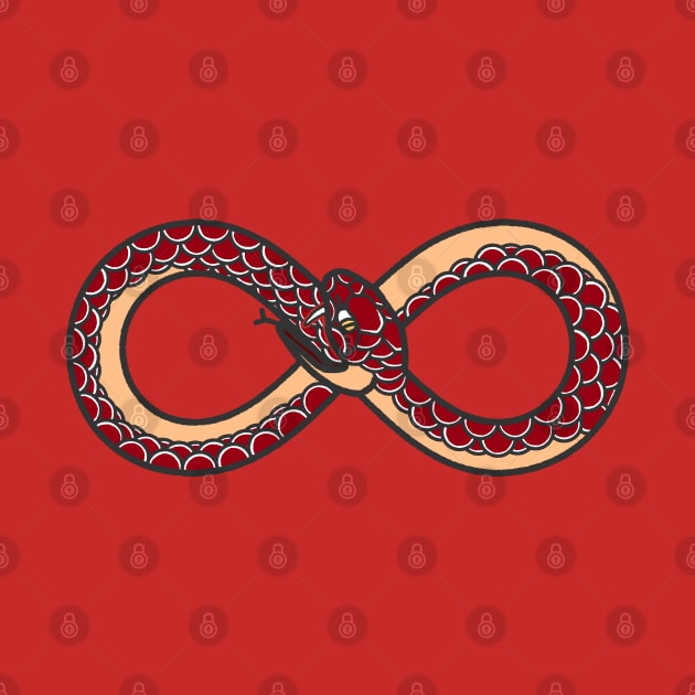 Red Ouroboros by kmtnewsman