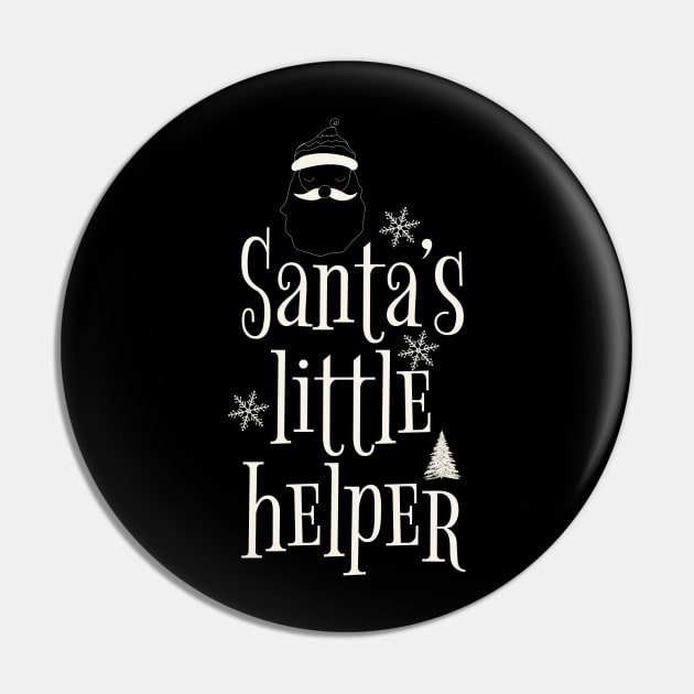 Santa's little helper Pin by Nikki_Arts