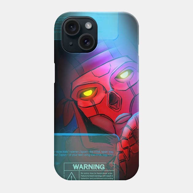 Warning Phone Case by Nighte