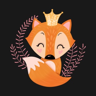 Cute Fox Princes T-Shirt