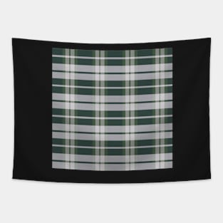 Winter Aesthetic Daviana 2 Hand Drawn Textured Plaid Pattern Tapestry