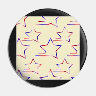 Fast Stars Red White Blue on Off-White Repeat 5748 Pin