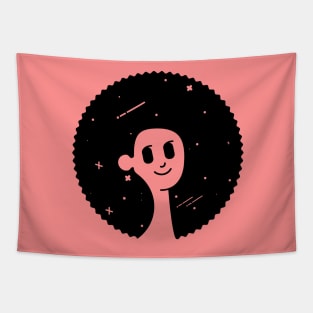 Curly Universe Tapestry