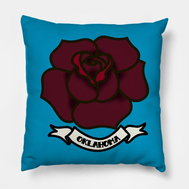 Oklahoma Pillow by kmtnewsmans