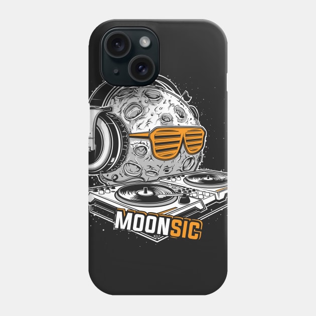 Moonsic Phone Case by raxarts