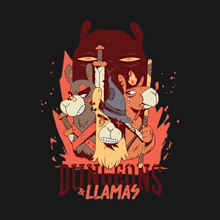 dungeons and llamas T-Shirt