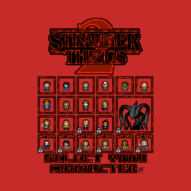 STRANGER THINGS SEASON 2 SELECT SCREEN by MastaKong19