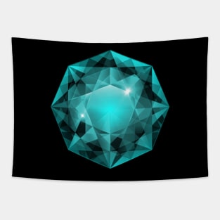 Octacore Turquoise Gemstone Tapestry