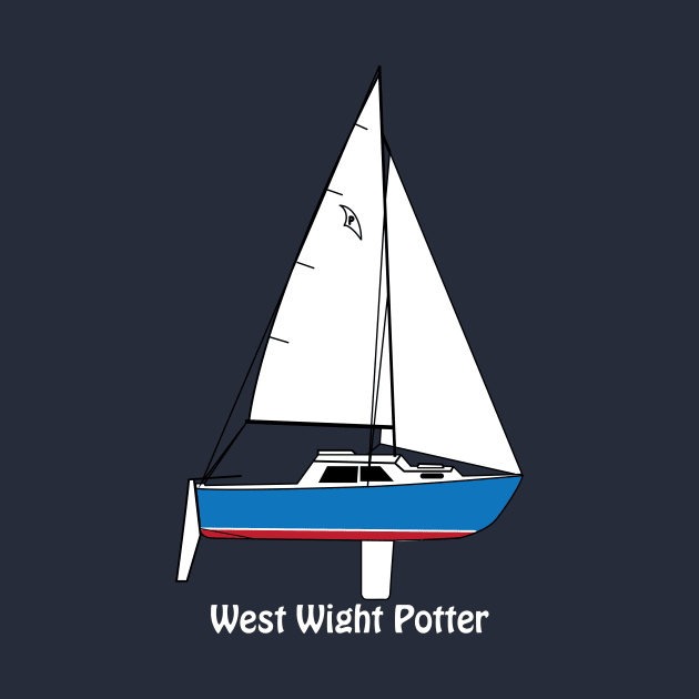 West Wight Potter 19 by CHBB