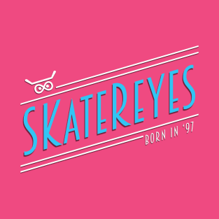 SKateReyes - Retro (Blue Writing) T-Shirt