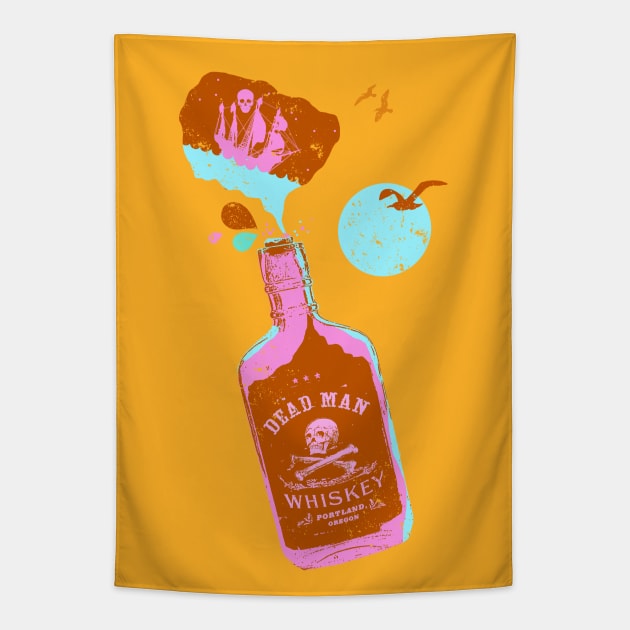 DEAD MAN WHISKEY Tapestry by Showdeer