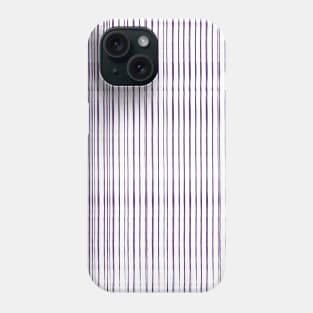 Modern Thin Purple Lines Phone Case